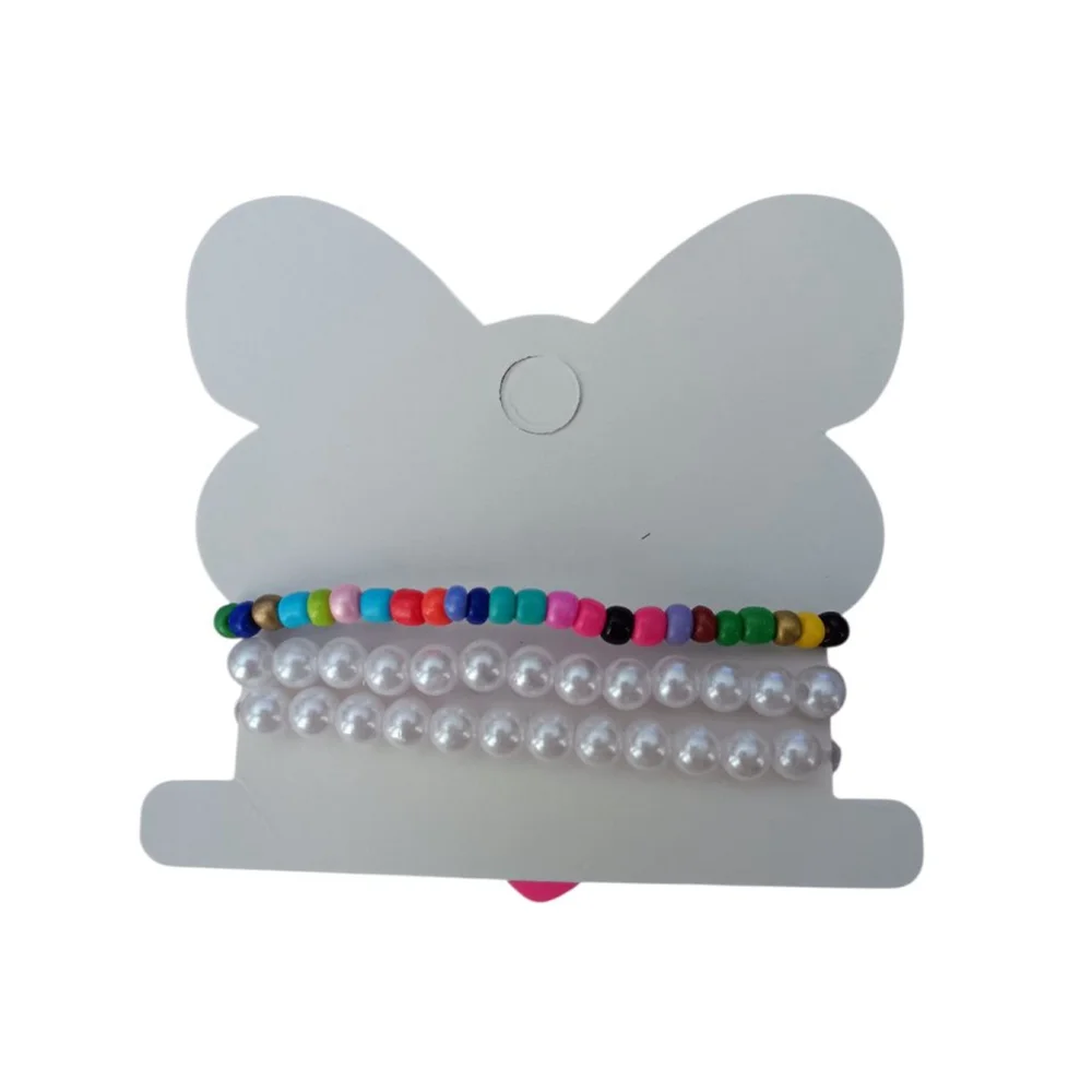 Adorable 3 PC Heart Bracelet Set for your Lil Valentine 💕